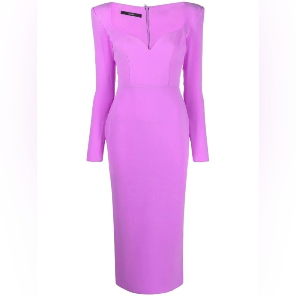Alex Perry Purple Midi Dress
